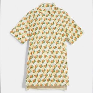 Coach Snail Print Shirt Dress